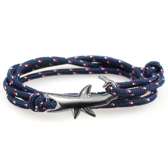 Jewelry - Bracelet Shark Anchor Boat Rope Beach Style Minimalist Men Women Bohamian